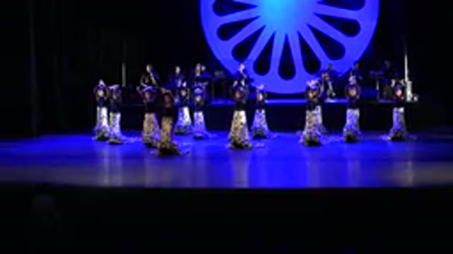 CABO SAN LUCAS MEXICO-2019: Many Women In Black And White Dresses In A Dance