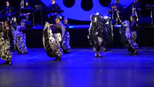 CABO SAN LUCAS MEXICO-2019: Girls Children Stage Performance Theater Theatrics