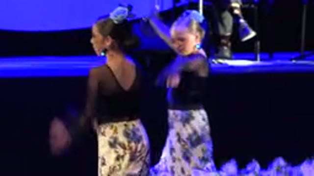CABO SAN LUCAS MEXICO-2019: Beautiful Little Girls Performing A Choreographed Dance