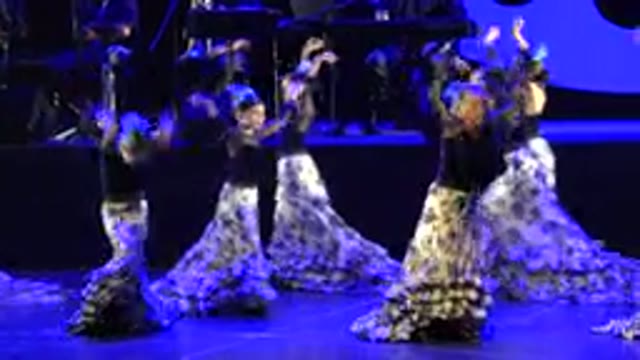CABO SAN LUCAS MEXICO-2019: Group Of Children Doing A Dance Performance With The