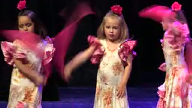 CABO SAN LUCAS MEXICO-2019: Adorable Little Girls Doing A Choreographed Dance
