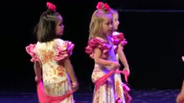 CABO SAN LUCAS MEXICO-2019: A Group Of Young Girls Dancing On Stage In Their Costumes