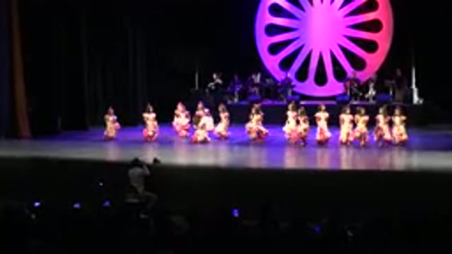 CABO SAN LUCAS MEXICO-2019: Several Children In A Dance Performance Wearing Pink