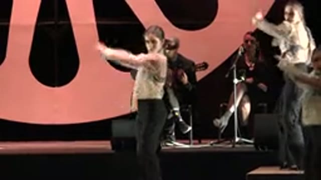 CABO SAN LUCAS MEXICO-2019: Dancing Women On A Stage Performing Rehearsed
