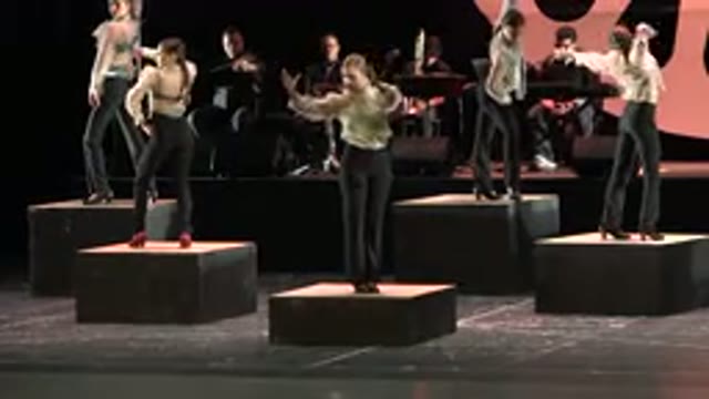 CABO SAN LUCAS MEXICO-2019: People Wearing Black Pants Perform Dance On Stage