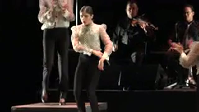 CABO SAN LUCAS MEXICO-2019: Girl On Stage Doing A Dance Routine In A Costume
