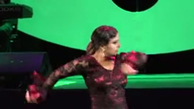CABO SAN LUCAS MEXICO-2019: Latin American Woman Dances on Prime Time Live