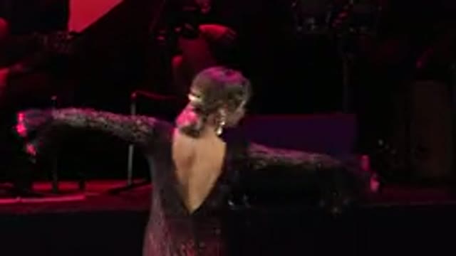 CABO SAN LUCAS MEXICO-2019: Women Dancing In A Circle On Stage In Front Of Band