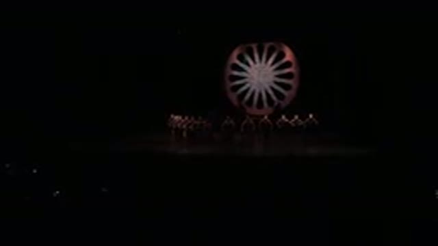 CABO SAN LUCAS MEXICO-2019: Performers On Stage In Front Of Wheel One Drumming