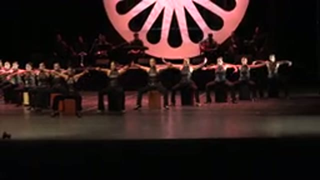 CABO SAN LUCAS MEXICO-2019: Group Of Women Wearing Matching Black Outfits Performing Dance Routine