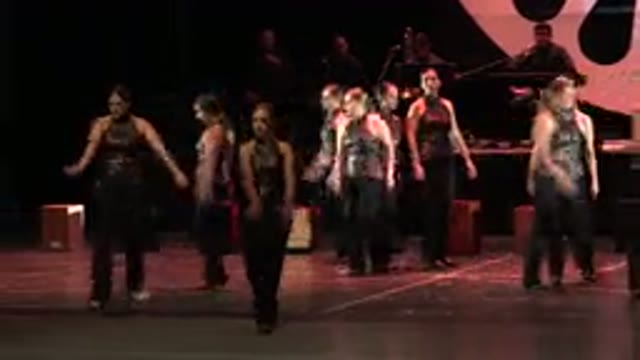 CABO SAN LUCAS MEXICO-2019: Women Perform Dance Entry on Stage at Night