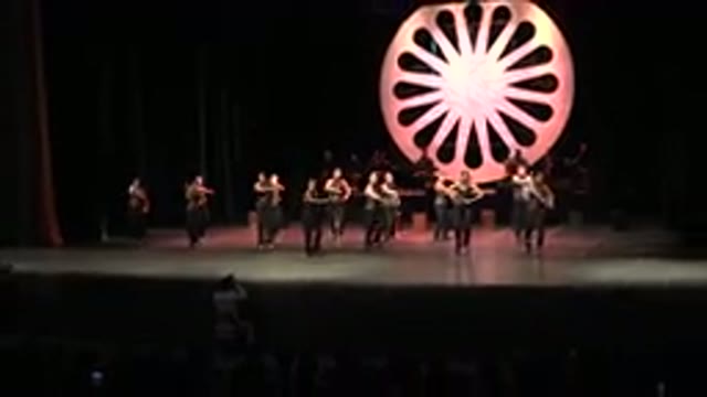 CABO SAN LUCAS MEXICO-2019: Several Women Wearing Black Clothes Dancing Spinning
