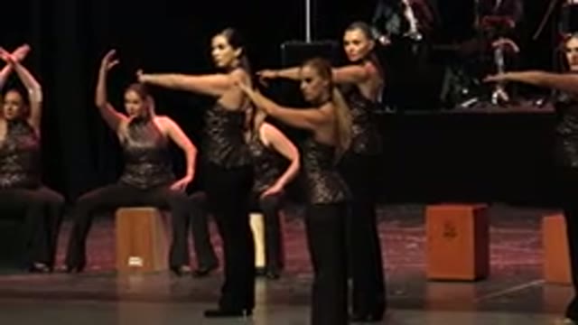 CABO SAN LUCAS MEXICO-2019: Beautiful Young Performers Prepare To Dance For The