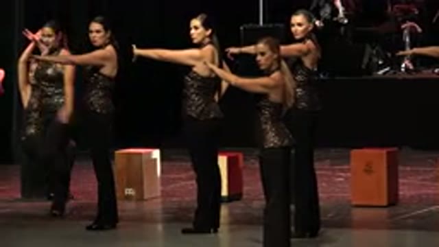 CABO SAN LUCAS MEXICO-2019: A Dance Show Takes A Lot Of Concentration From The