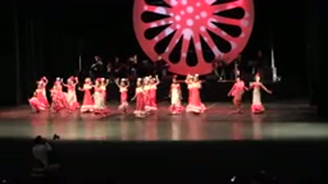 CABO SAN LUCAS MEXICO-2019: Little Smart Girls Doing A Choreographed Dance On Stage