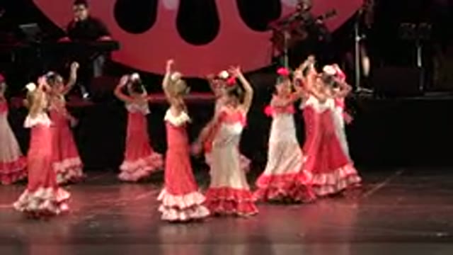 CABO SAN LUCAS MEXICO-2019: Little Girls Are Dancing To Win The Hearts Of The