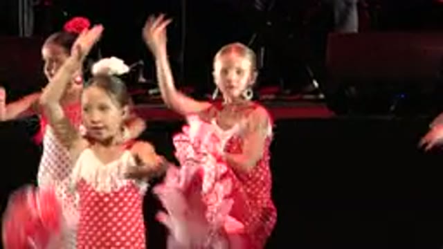 CABO SAN LUCAS MEXICO-2019: Spanish Dancer Show With Traditional Folk Custom