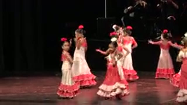 CABO SAN LUCAS MEXICO-2019: Children On A Dance Presentation Dressed In Red