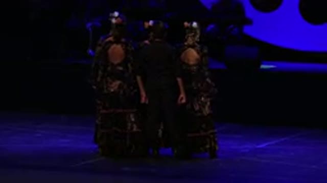 CABO SAN LUCAS MEXICO-2019: Spanish Dancer Woman Performs Traditional Folk Dance