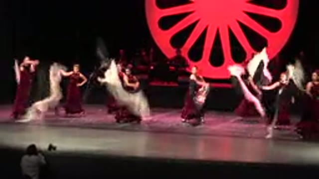 CABO SAN LUCAS MEXICO-2019: A Group Of Women On A Black And Red Stage Flourish