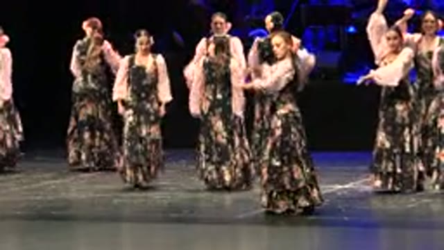 CABO SAN LUCAS MEXICO-2019: Flamenco Dance On The Stage