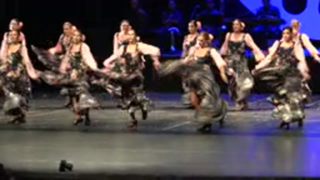 CABO SAN LUCAS MEXICO-2019: A Group Of Women Acting On The Stage Of Some Event