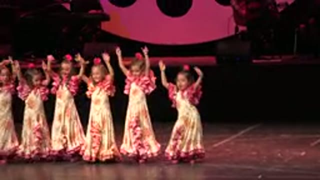 CABO SAN LUCAS MEXICO-2019: Girls Dancing and Twirling on Stage