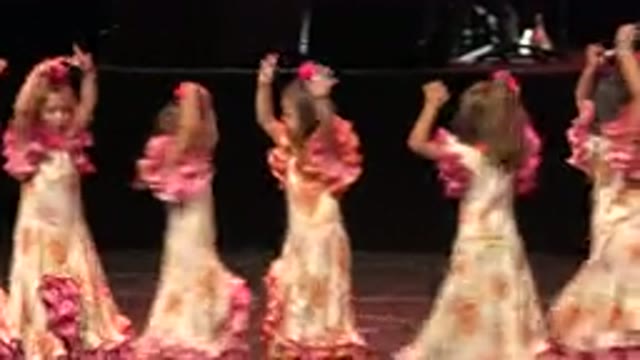 CABO SAN LUCAS MEXICO-2019: Amazing Little Girls On Stage Mastering A Choreographed Dance