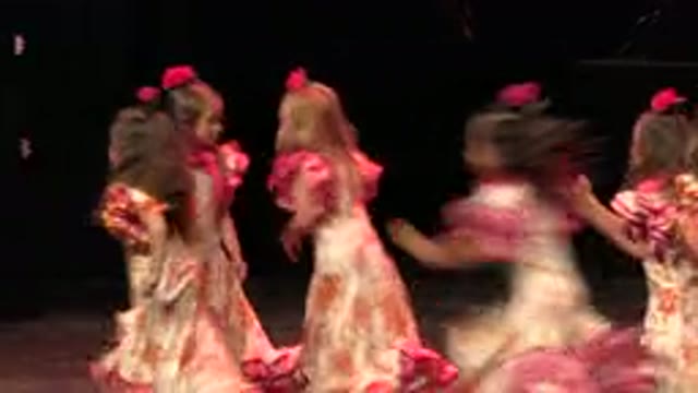 CABO SAN LUCAS MEXICO-2019: Children In Beautiful Dresses At A Theater