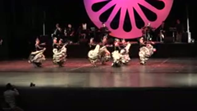 CABO SAN LUCAS MEXICO-2019: Traditional Spanish Dancers Performing Folk Music