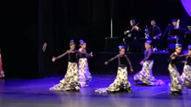CABO SAN LUCAS MEXICO-2019: First Dance Recital On A Theater With A Violin Band