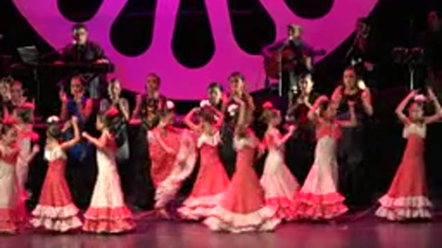 CABO SAN LUCAS MEXICO-2019: Spanish Dancer Kids Show With Traditional Custom