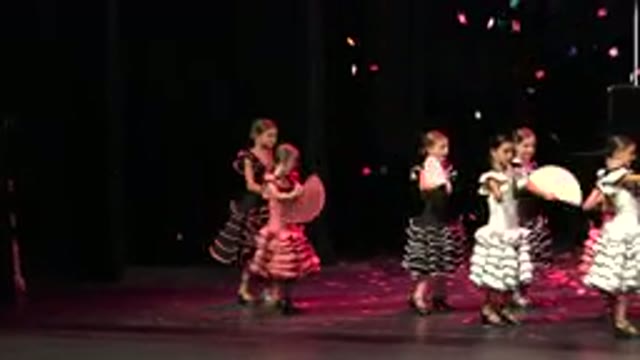 CABO SAN LUCAS MEXICO-2019: Little Girls Dancing on Stage