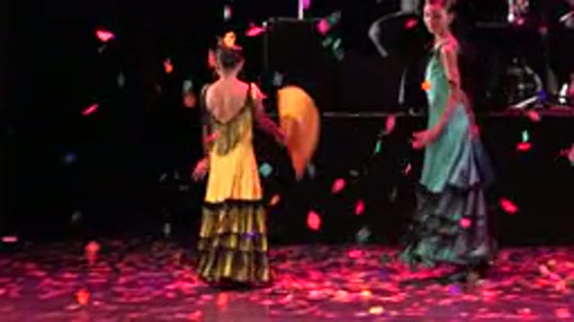 CABO SAN LUCAS MEXICO-2019: Flamenco Dance Of Young People