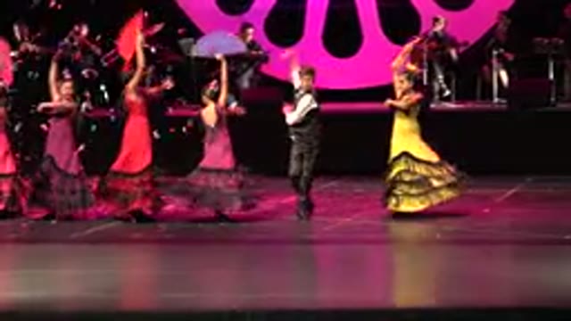 CABO SAN LUCAS MEXICO-2019: Beautiful Girls Twirl to Wrap Up Their Dance