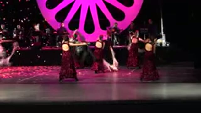CABO SAN LUCAS MEXICO-2019: Interpretation of a Traditional Dance on the Stage