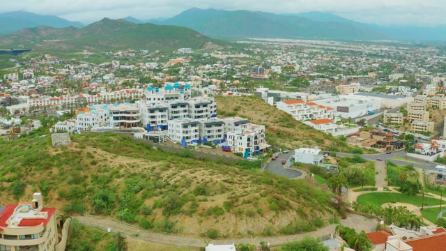 SAN JOSE DEL CABO BCS MEXICO-2021: Hilltop Residential Area and City Pan