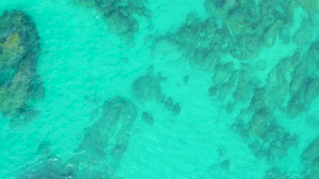 LAGUNA BEACH LOS CABOS BCS MEXICO-2021: Clear Turquoise Water Over Rocky Seabed