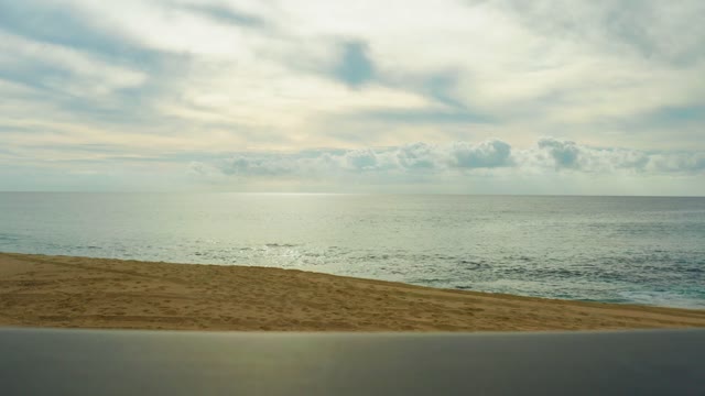 LAGUNA BEACH LOS CABOS BCS MEXICO-2021: Roadside View of Beach and Ocean