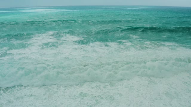 DREAMS RESORT LOS CABOS BCS MEXICO-2021: Turbulent Ocean Waves Crashing Toward Shore