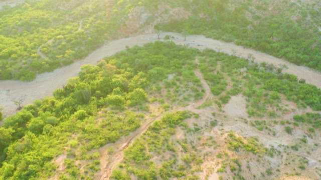 CABO PULMO BCS MEXICO-2021: Winding River Through Lush and Arid Hills