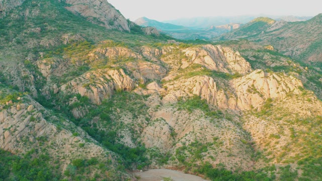CABO PULMO BCS MEXICO-2021: Winding River Through Rocky Mountain Slopes