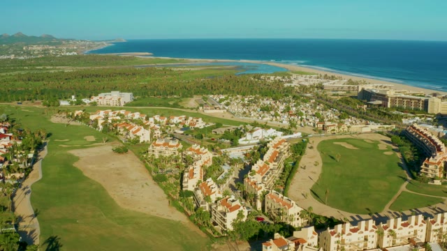 SAN JOSE DEL CABO BCS MEXICO-2021: Coastal Residential Area with Golf Course and Ocean View