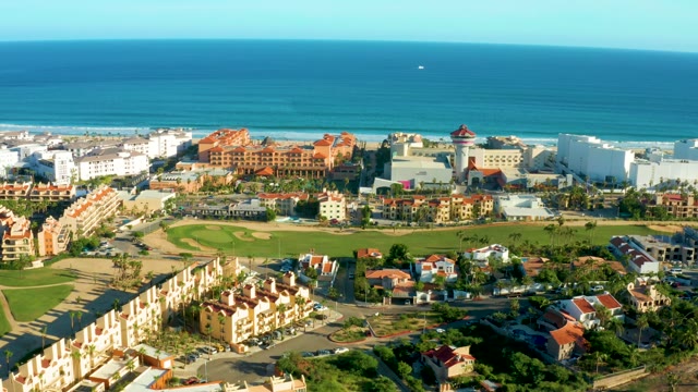 SAN JOSE DEL CABO BCS MEXICO-2021: Coastal Residential Area with Ocean and Green Spaces