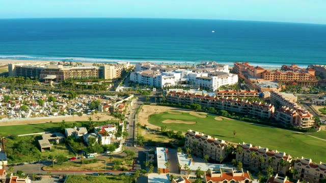 SAN JOSE DEL CABO BCS MEXICO-2021: Coastal Residential Area with Golf Course and Ocean