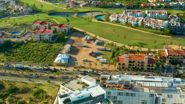 SAN JOSE DEL CABO BCS MEXICO-2021: Golf Course and Residential Area Aerial