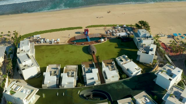 SAN JOSE DEL CABO BCS MEXICO-2021: Beachfront Resort Buildings and Pool Area