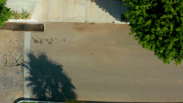 SAN JOSE DEL CABO BCS MEXICO-2021: Shifting Shadows on a Quiet Street and Sidewalk