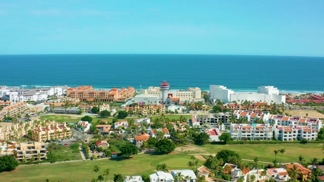 SAN JOSE DEL CABO BCS MEXICO-2021: Coastal Residential Development From Aerial Perspective