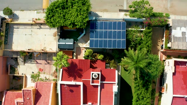 SAN JOSE DEL CABO BCS MEXICO-2021: Residential Rooftops and Street From Ascending Aerial View
